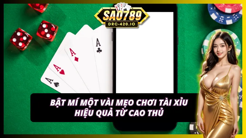 Tiết lộ một số chiến lược chơi tài xỉu Sao789 hiệu quả